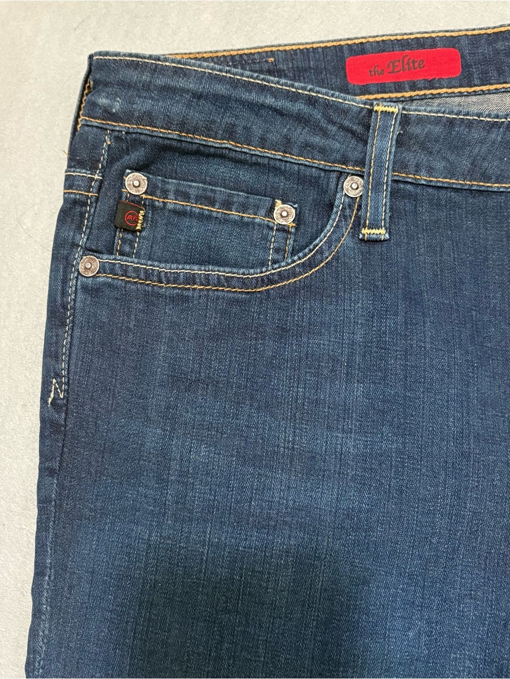 AG Adriano Goldschmied The Elite Y2K Dark Wash Bootcut Jeans 30 Western Rodeo - Picture 7 of 14